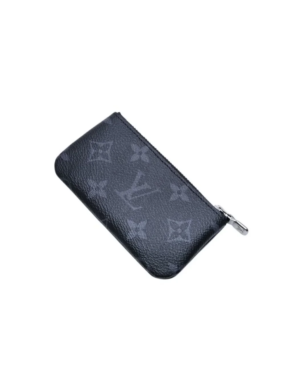 Louis Vuitton Pochette Cles Coin Purse Monogram Eclipse Black